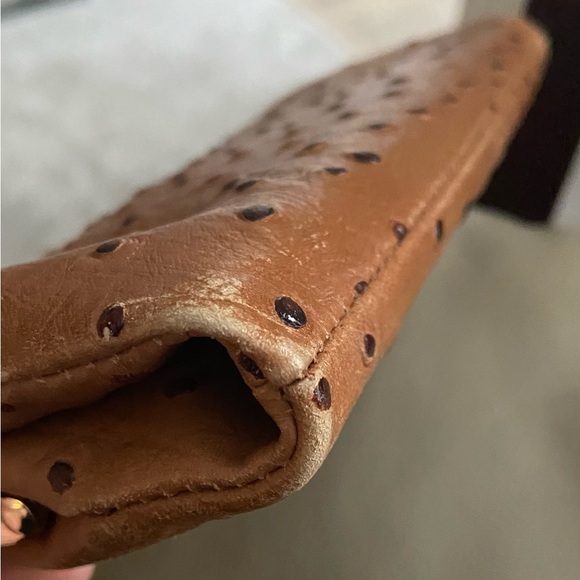 Gili Ostrich Embossed Roma Tote with matching wallet - Picture 14 of 14